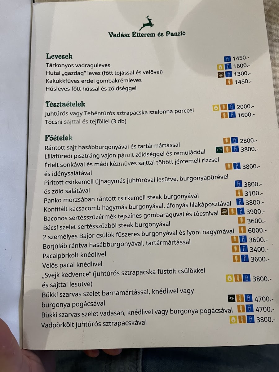 Menu Hunter's Restaurant And Guesthouse-2
