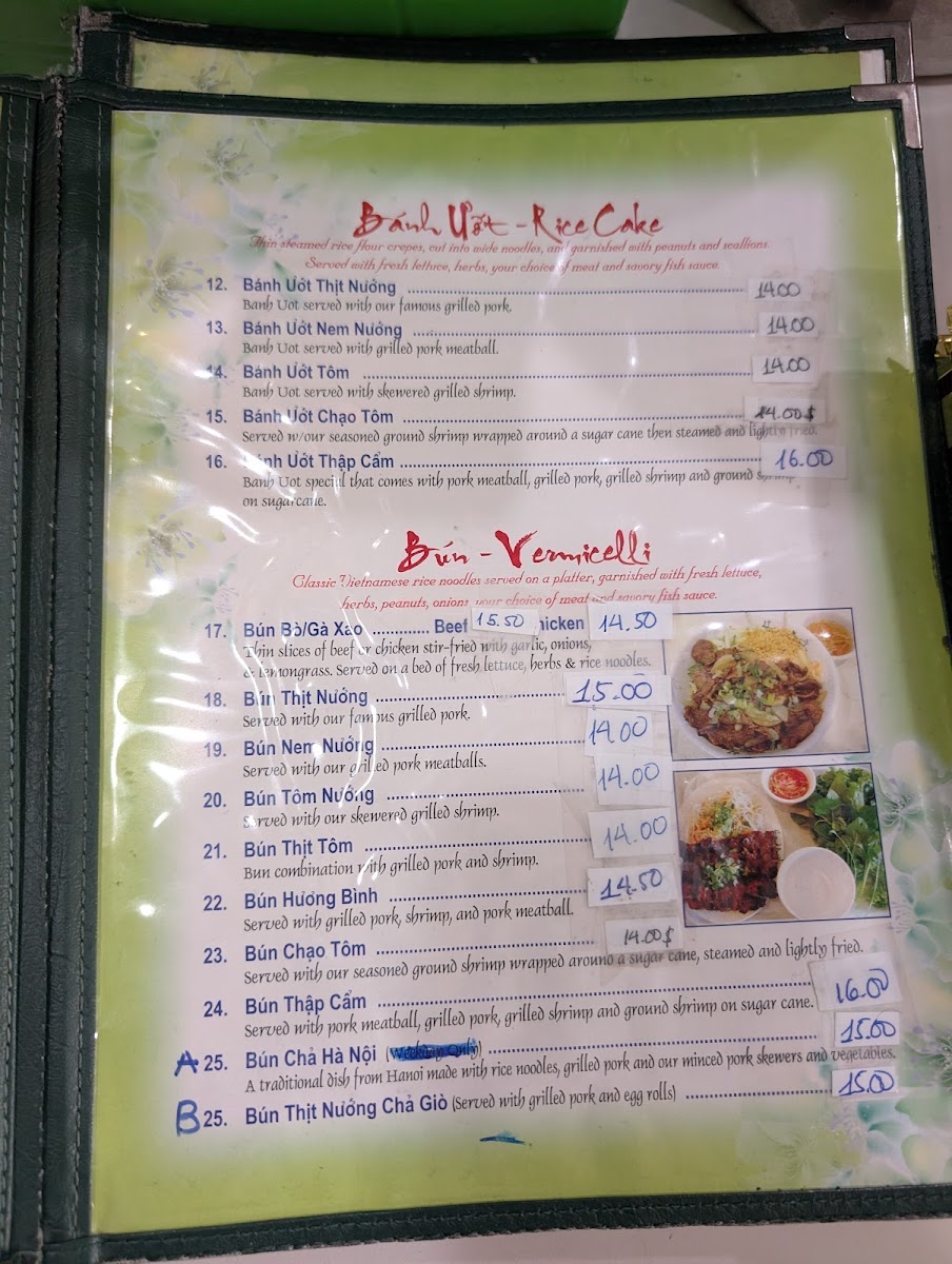 Menu Hương Bình Restaurant-3