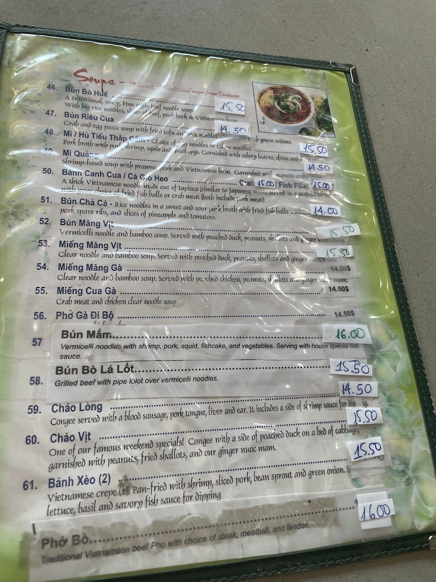 Menu Hương Bình Restaurant-4
