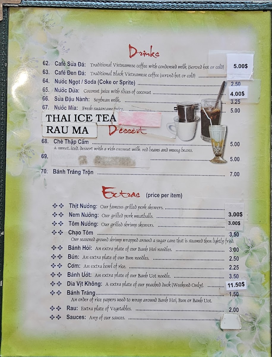 Menu Hương Bình Restaurant-5