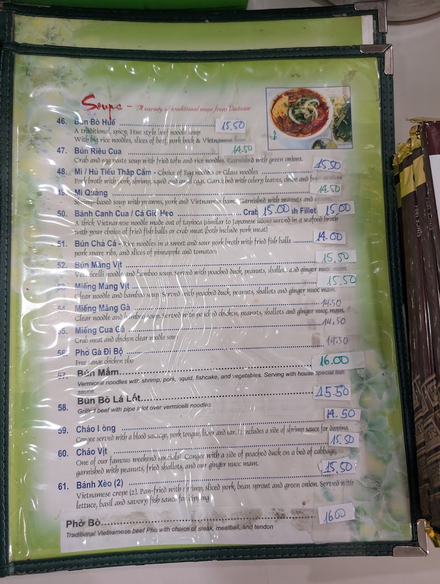 Menu Hương Bình Restaurant-7