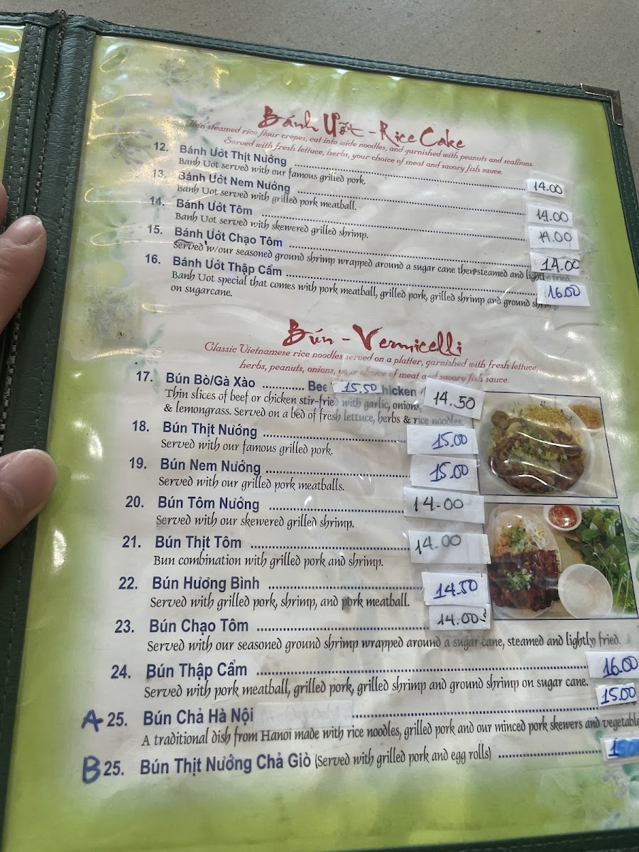 Menu Hương Bình Restaurant-8