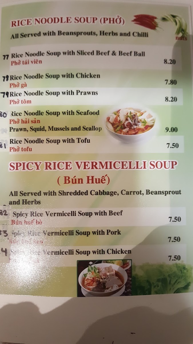 Menu Huong Sen Restaurant-10