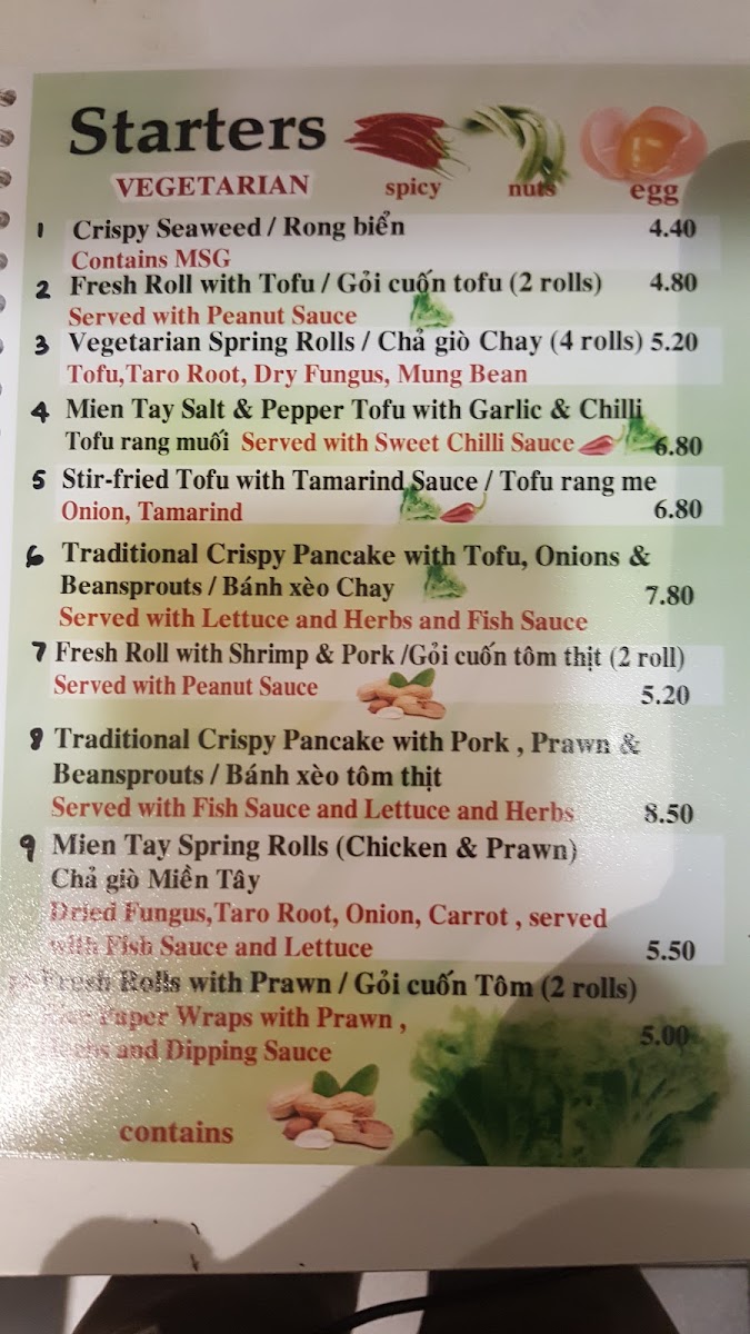 Menu Huong Sen Restaurant-5