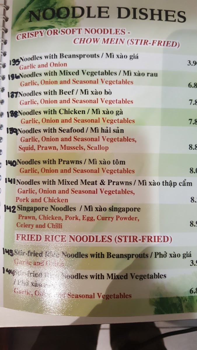 Menu Huong Sen Restaurant-8