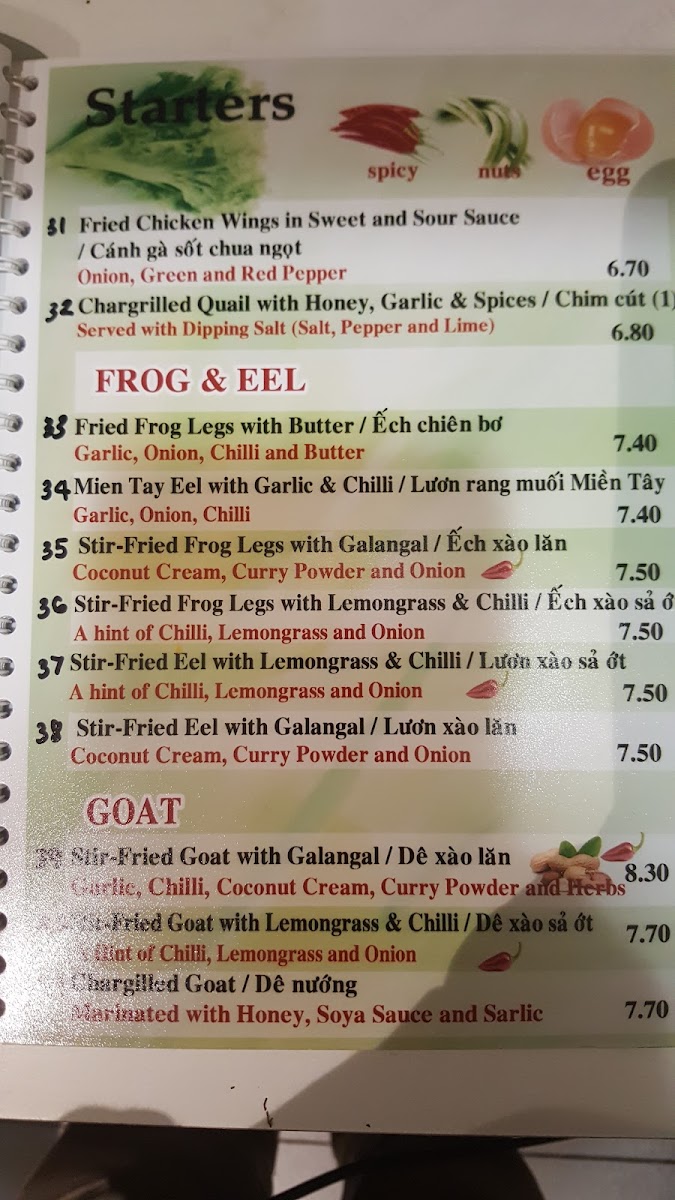 Menu Huong Sen Restaurant-9
