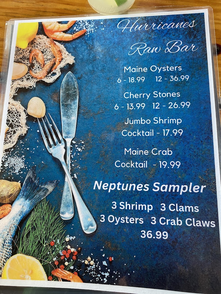 Menu Hurricane Restaurant-2