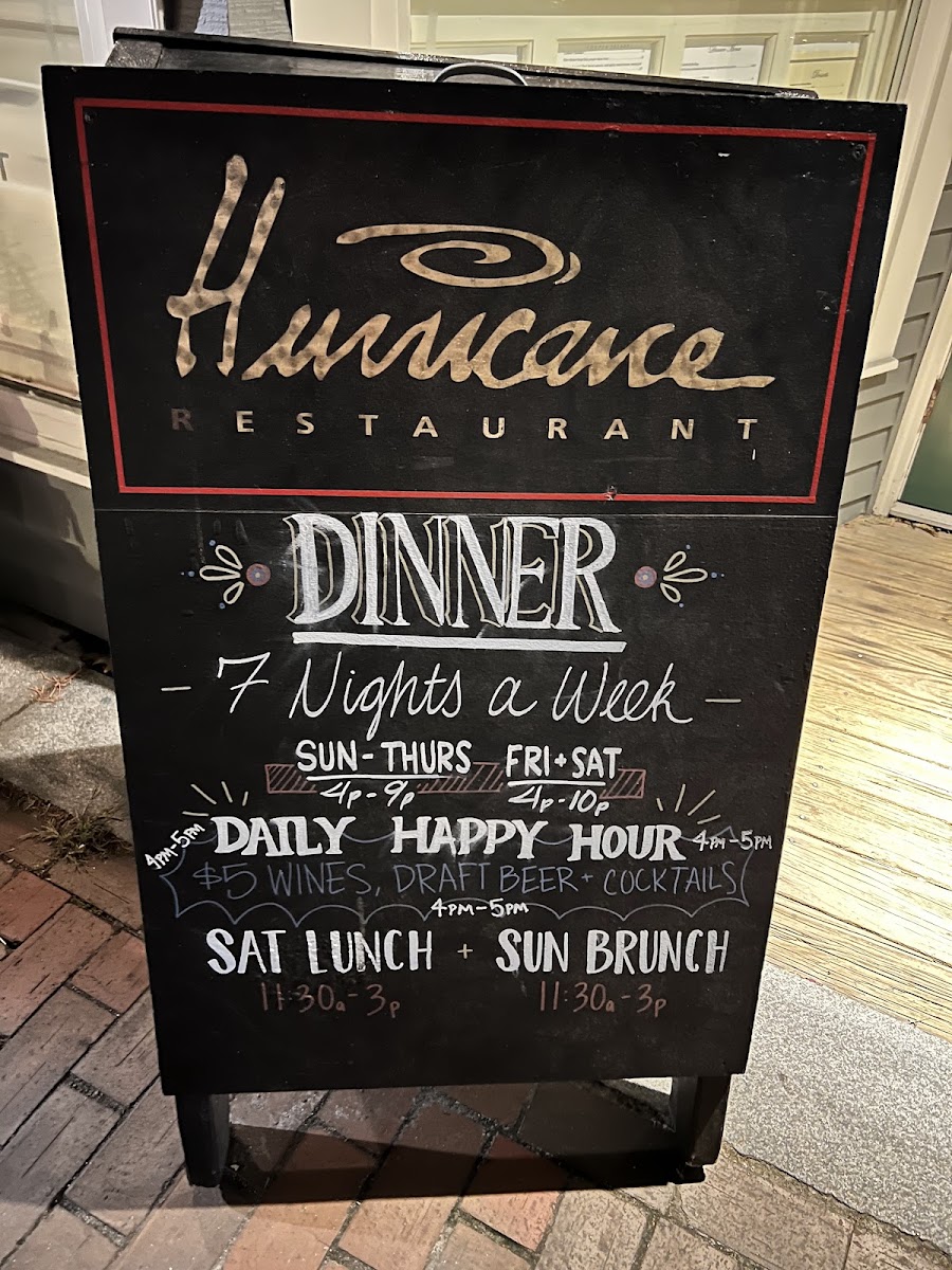 Menu Hurricane Restaurant-8