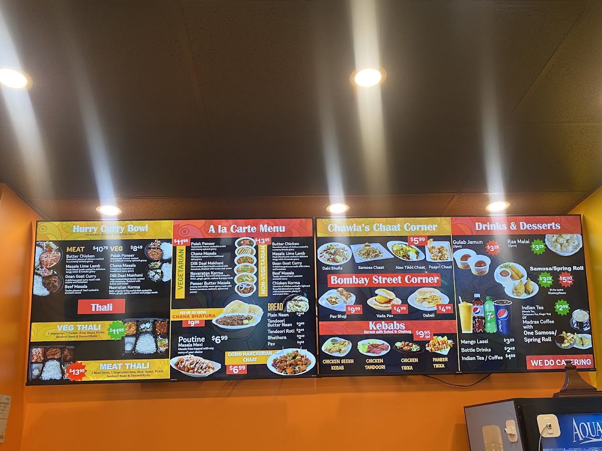 Menu Hurry Curry - Moncton-9