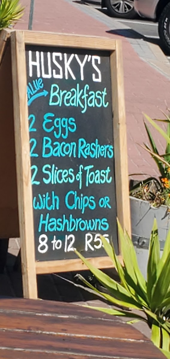 Menu Husky's Restaurant & Bar-2