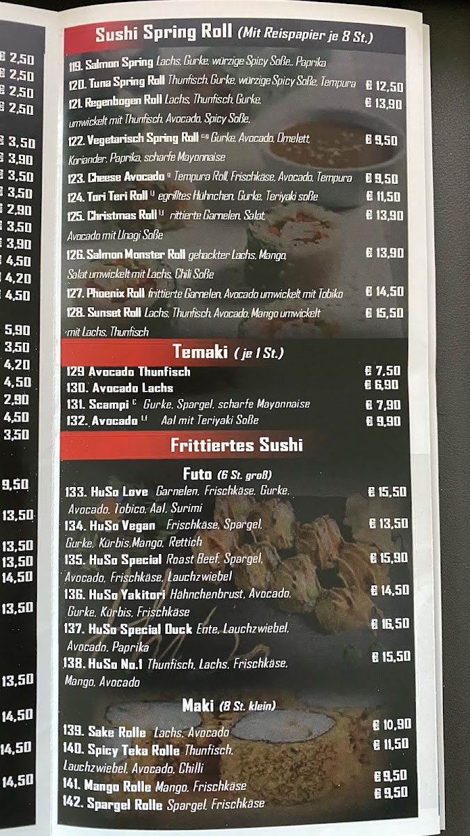Menu Huso Restaurant Unterföhring-6