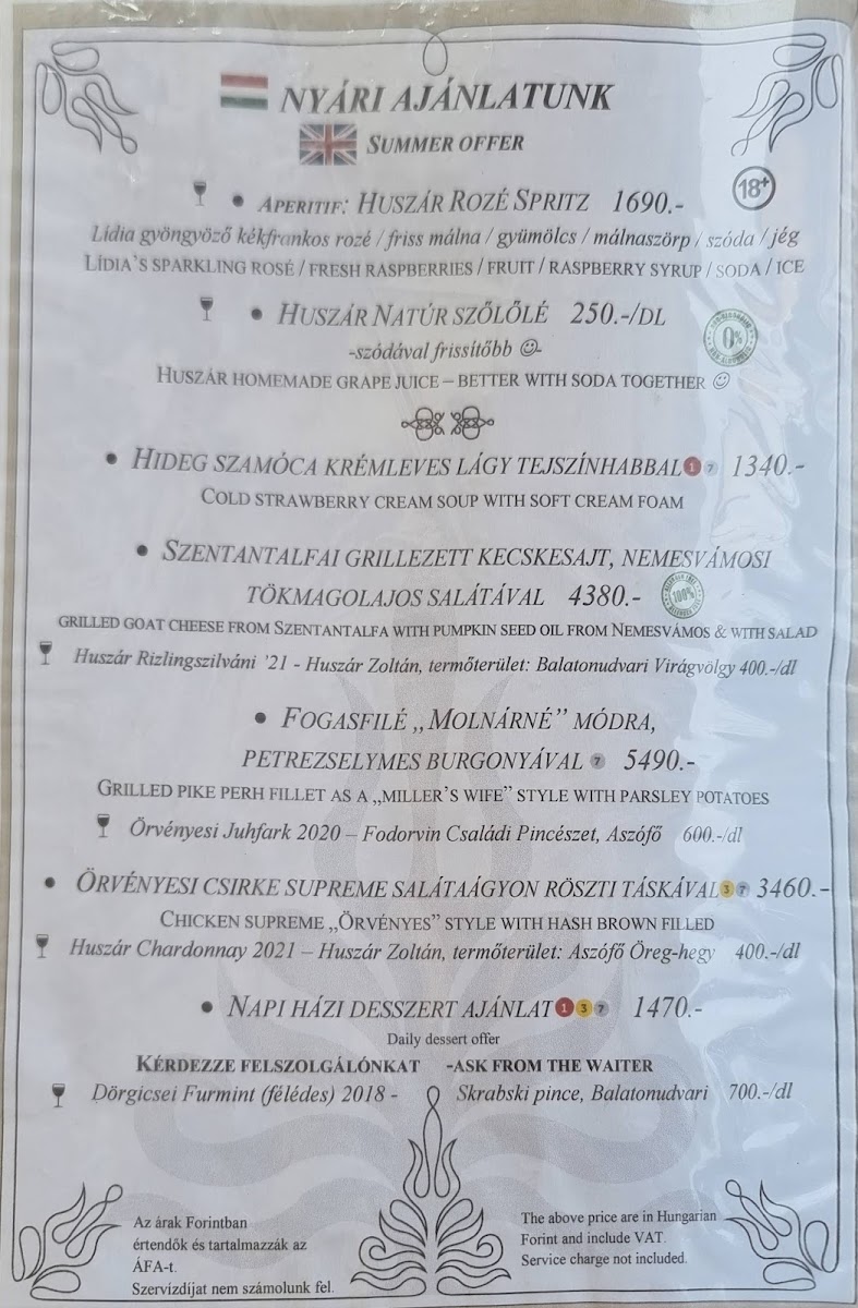 Menu Huszar Vendeglo-10