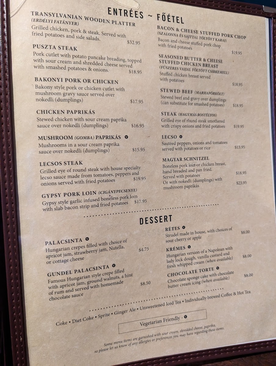 Menu Huszar-10