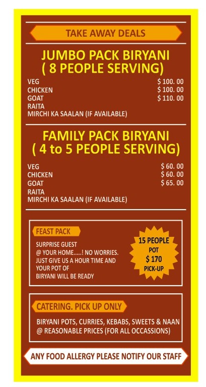 Menu Hyderabad Darbar Restaurant - Dum Biriyani-4