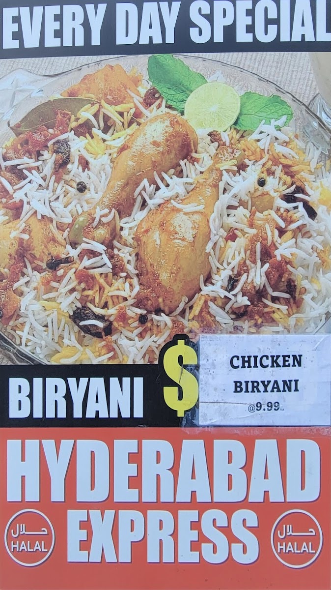 Menu Hyderabad Express-8