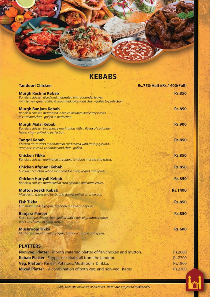 Menu Hyderabad House Bishalnagar-1