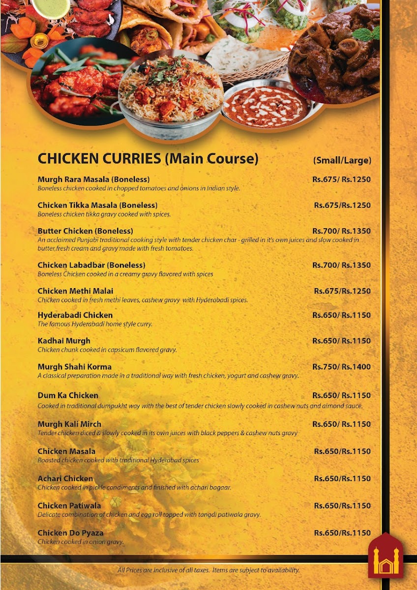 Menu Hyderabad House Bishalnagar-2