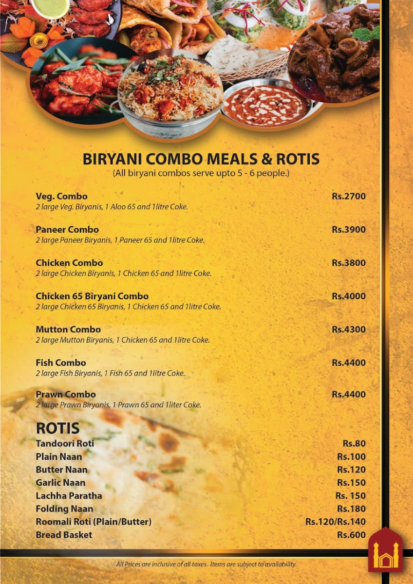 Menu Hyderabad House Bishalnagar-5