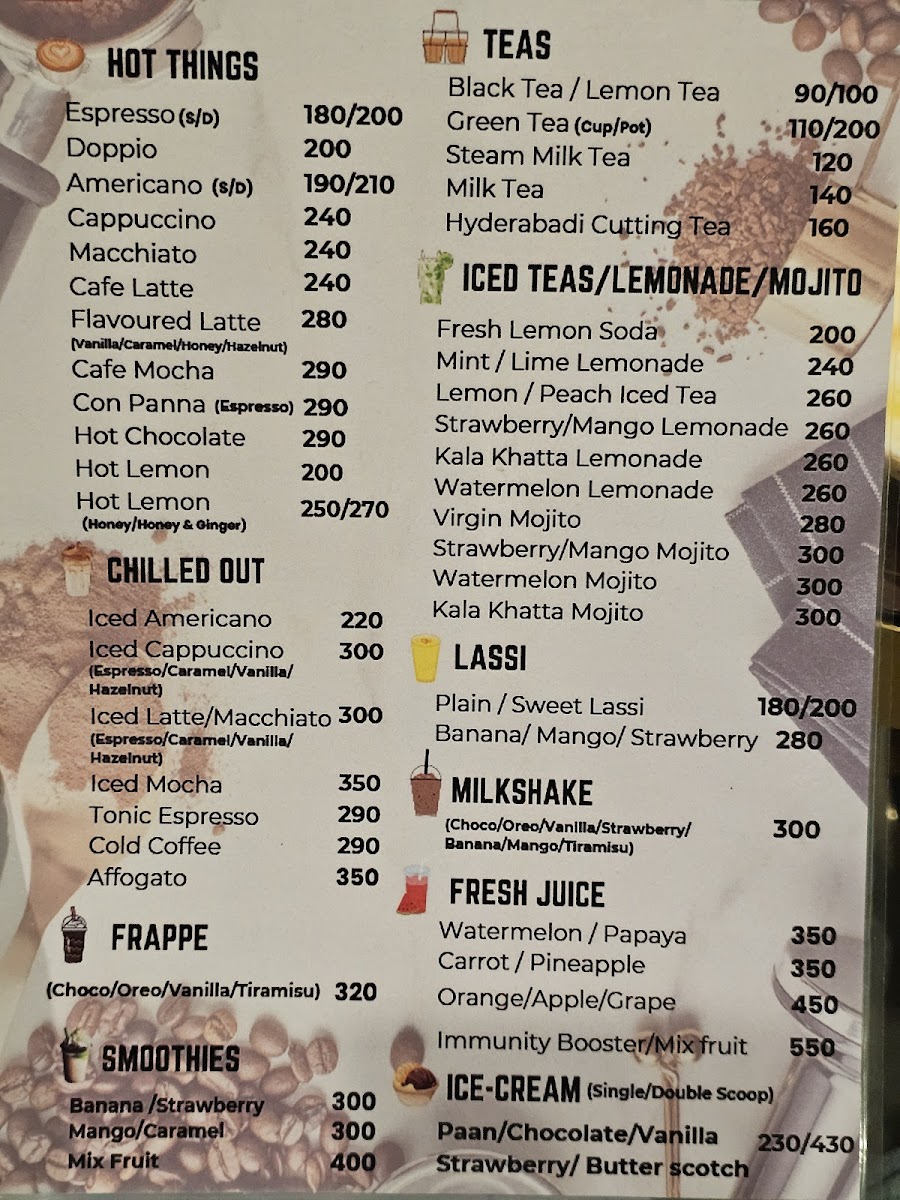 Menu Hyderabad House Bishalnagar-7