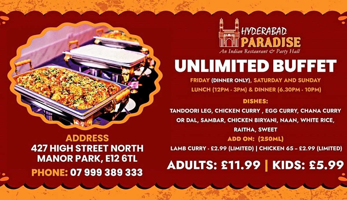 Menu Hyderabad Paradise-2