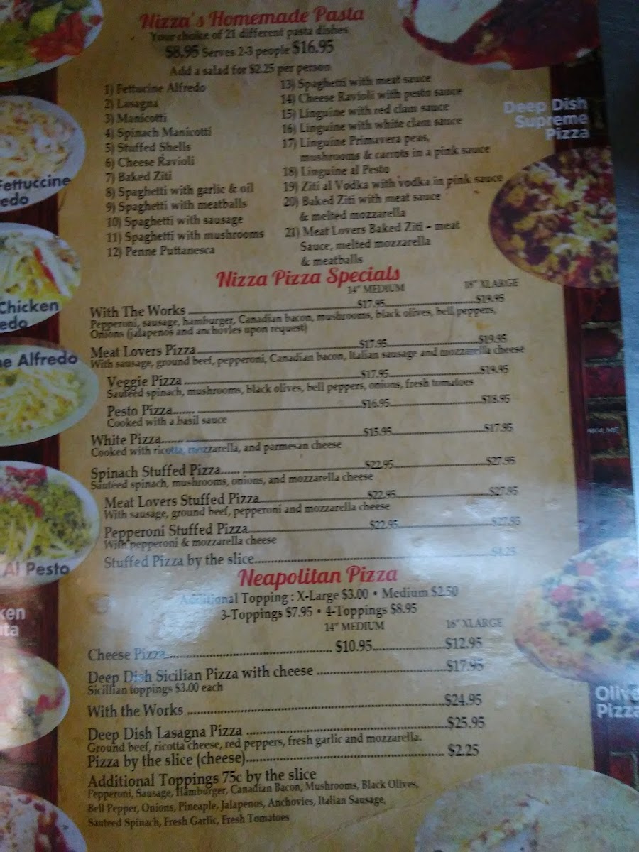 Menu Hysen's Nizza Pizza-2