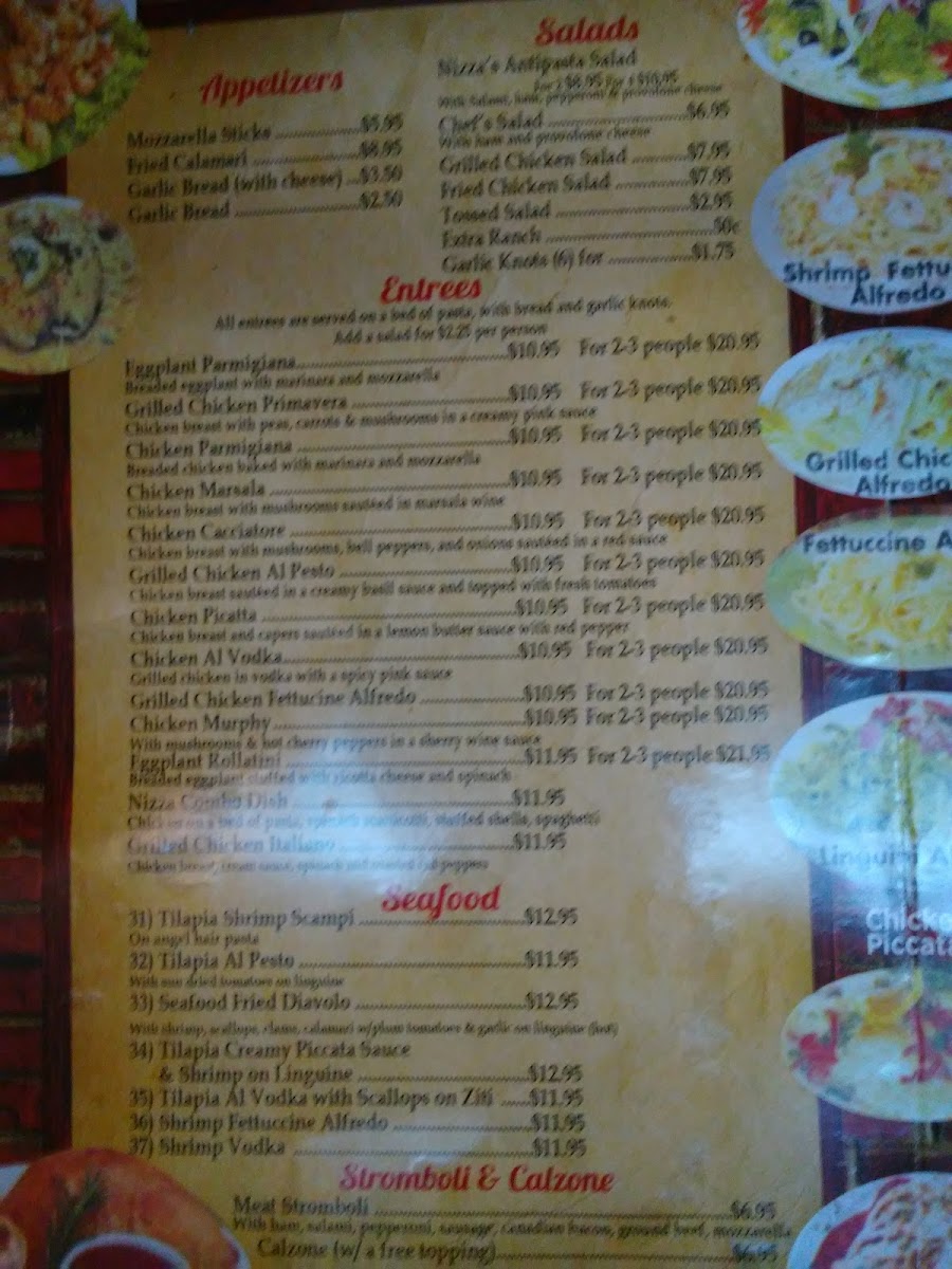 Menu Hysen's Nizza Pizza-3