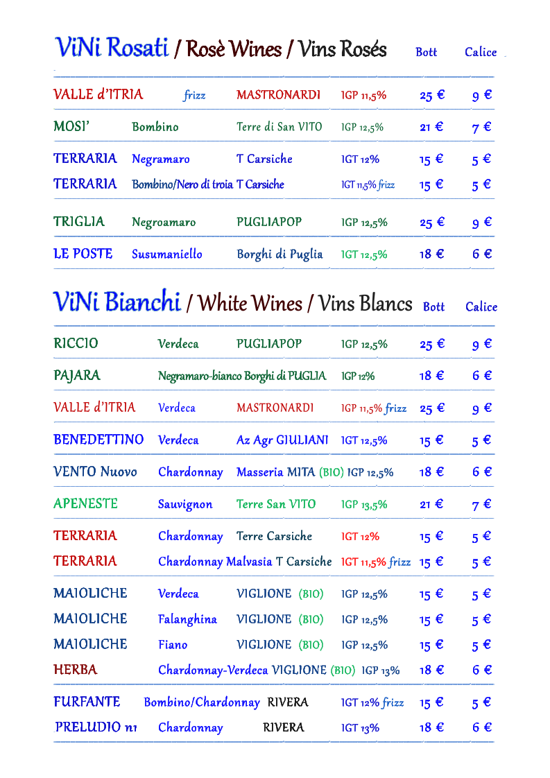 Menu I Benedettini-1