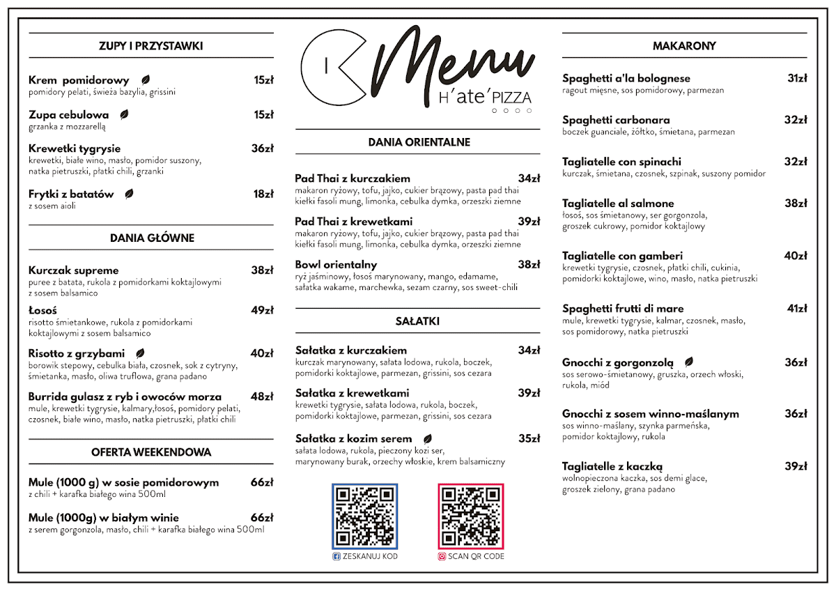 Menu I H'ate' Pizza - Bolechowice-4