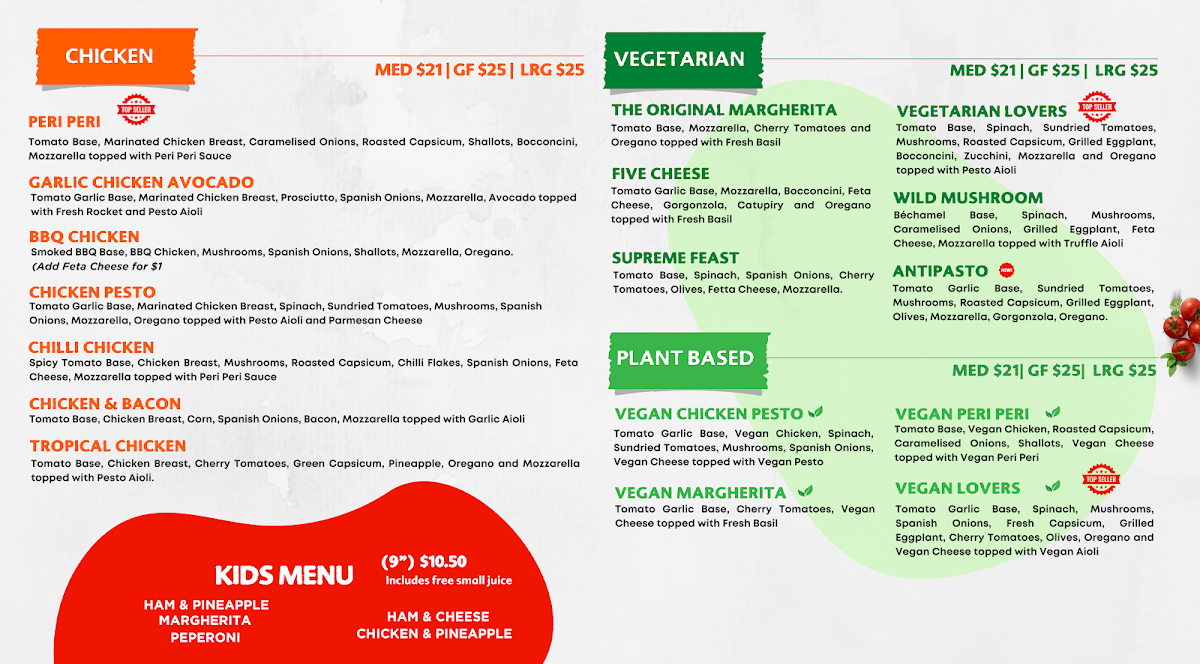 Menu I Love Pizza Rockdale-1