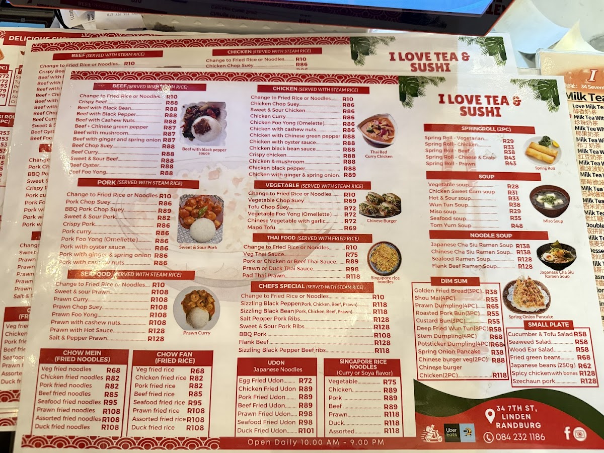 Menu I Love Tea & Sushi-2