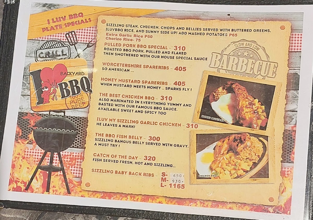 Menu I Luv Backyard Bbq-4