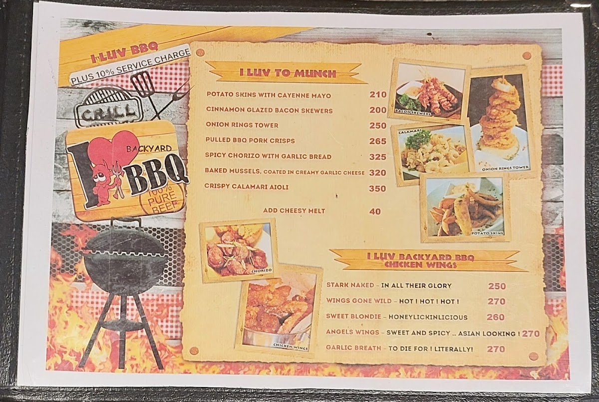 Menu I Luv Backyard Bbq-8