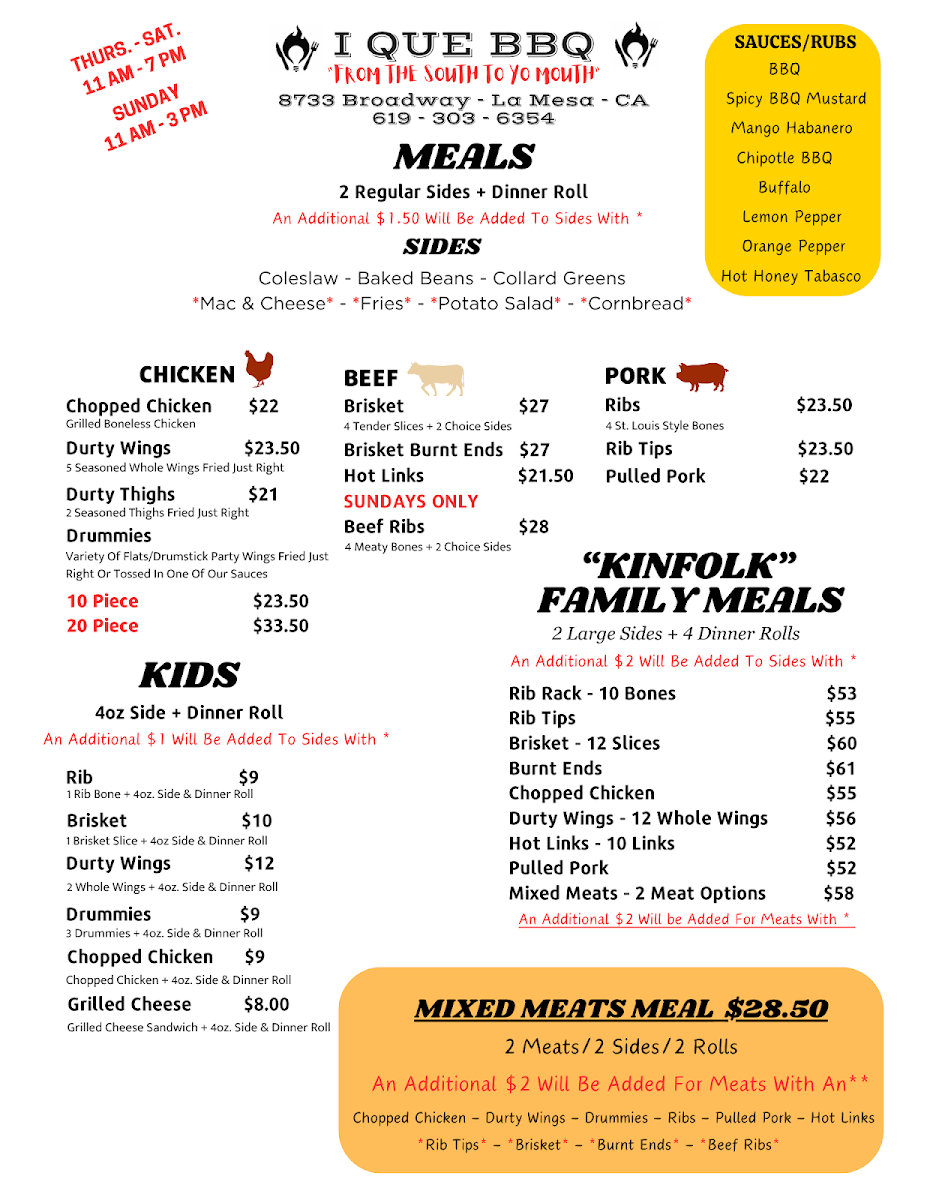 Menu I Que Bbq-1