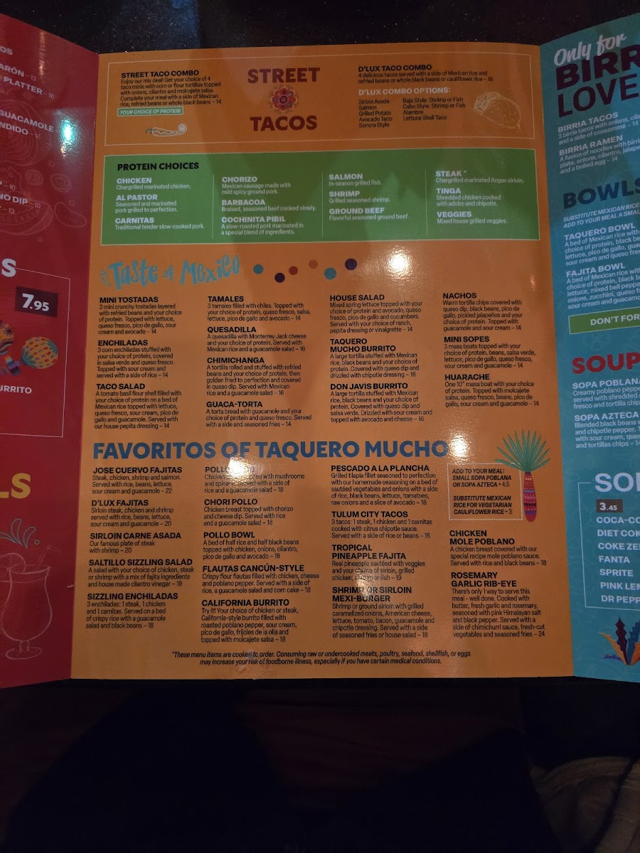 Menu I Taquero Mucho-7