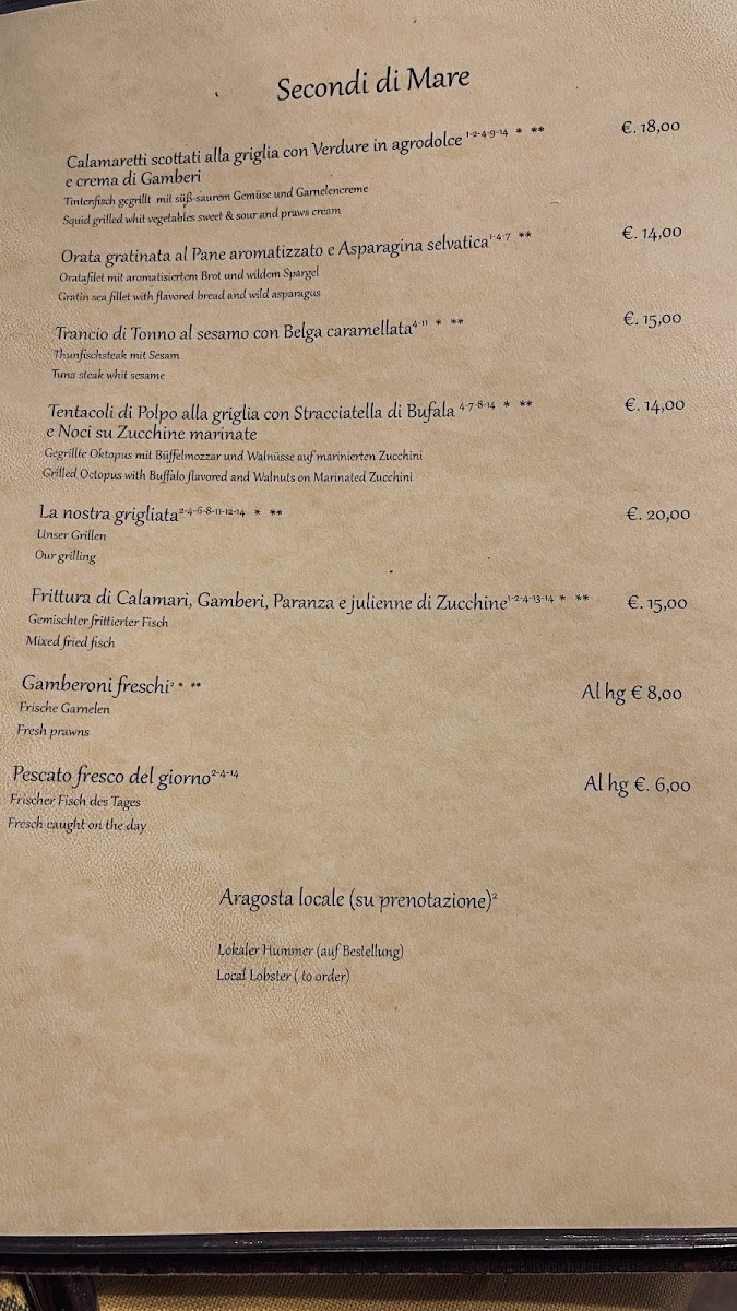 Menu I Tre Mori Ristorante Pizzeria-10