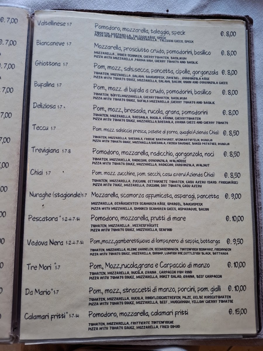 Menu I Tre Mori Ristorante Pizzeria-6