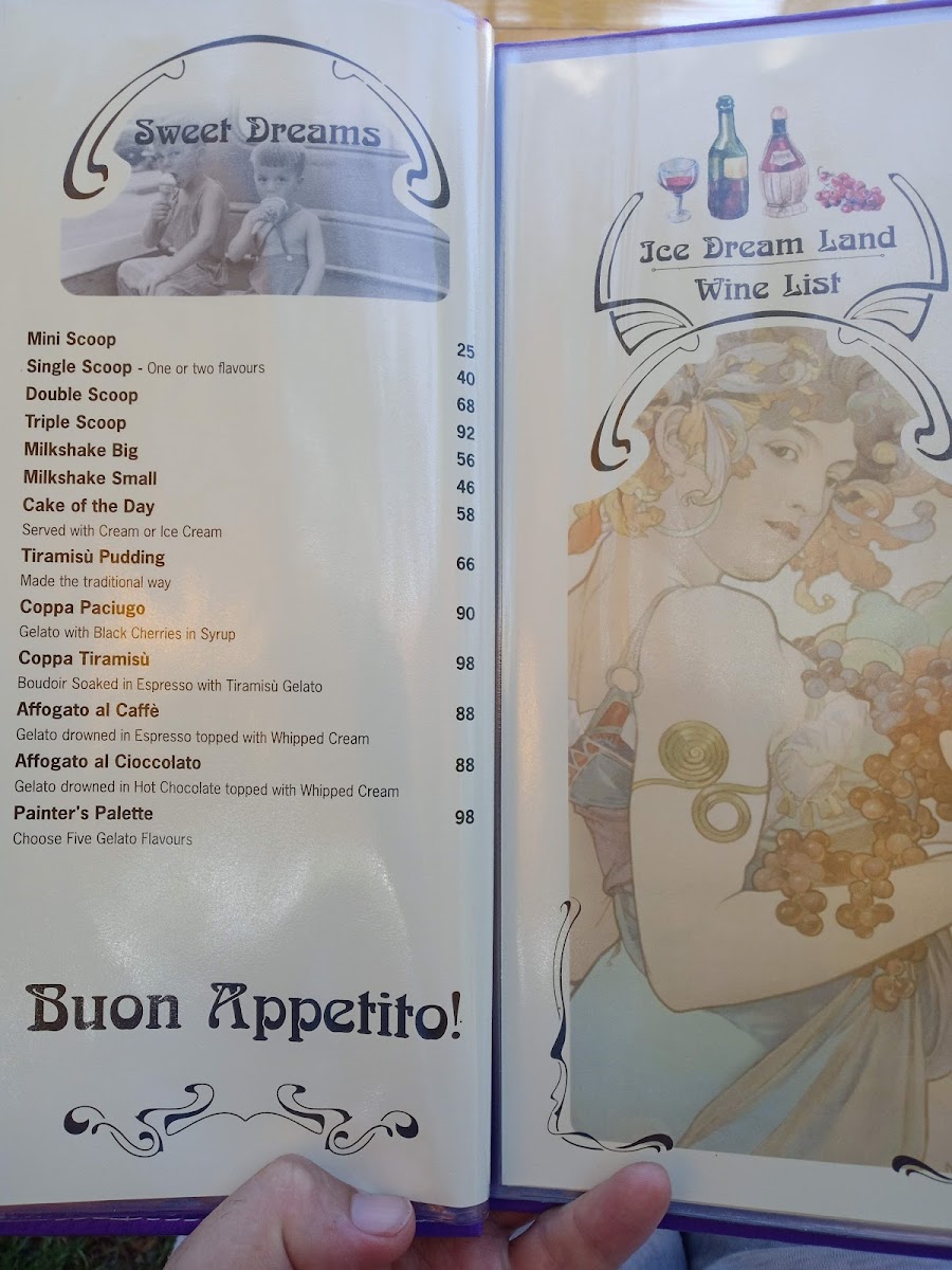 Menu Ice Dream Land-7