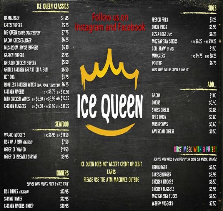 Menu Ice Queen-2