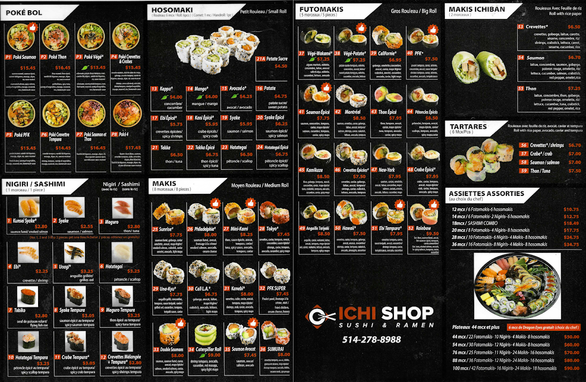 Menu Ichi Shop & Ramen-1