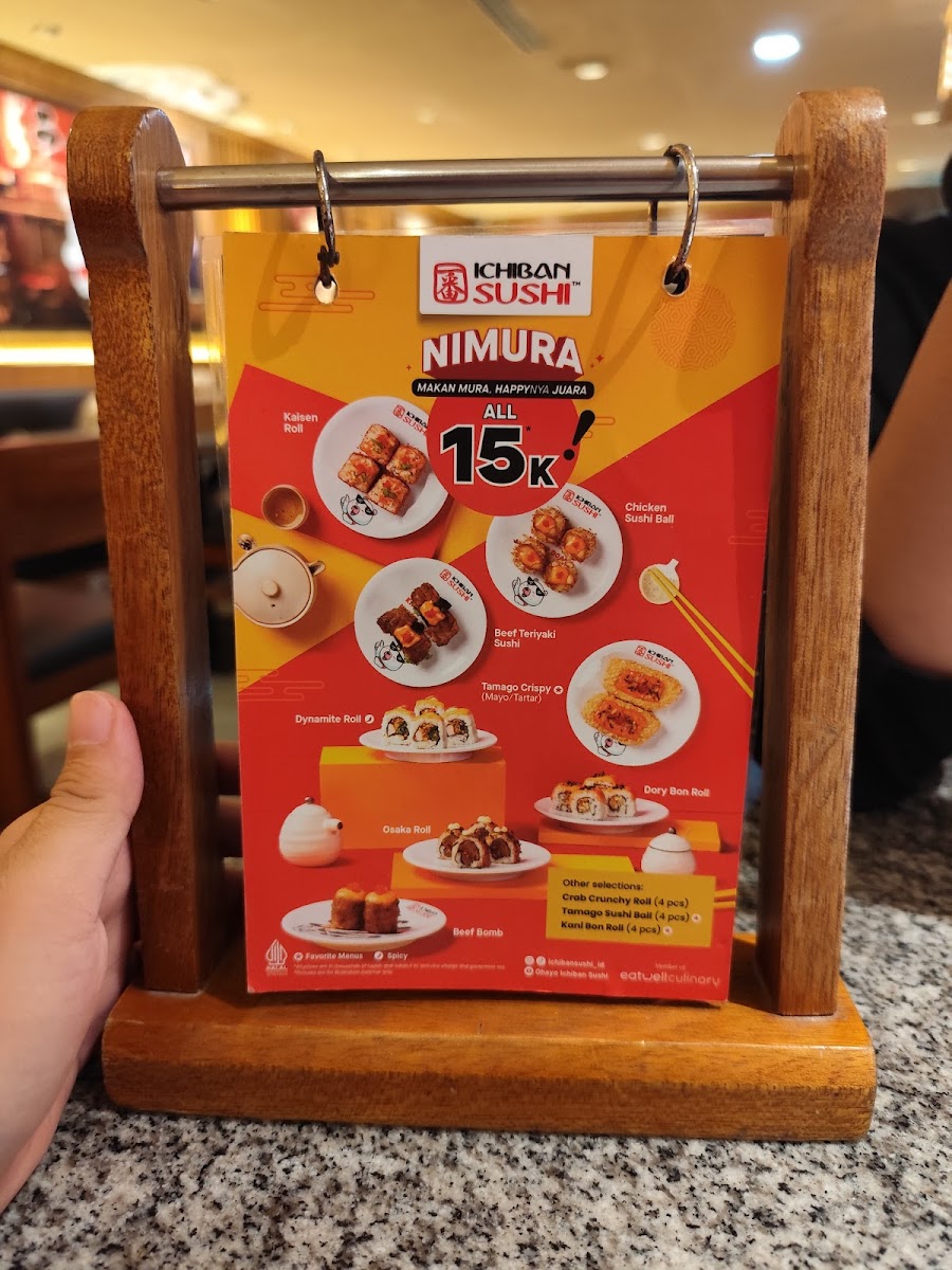 Menu Ichiban Sushi - Mall Ciputra Semarang-3