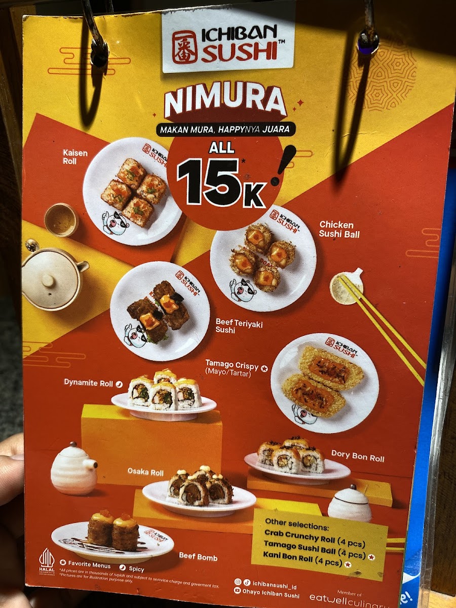 Menu Ichiban Sushi - Mall Ciputra Semarang-5