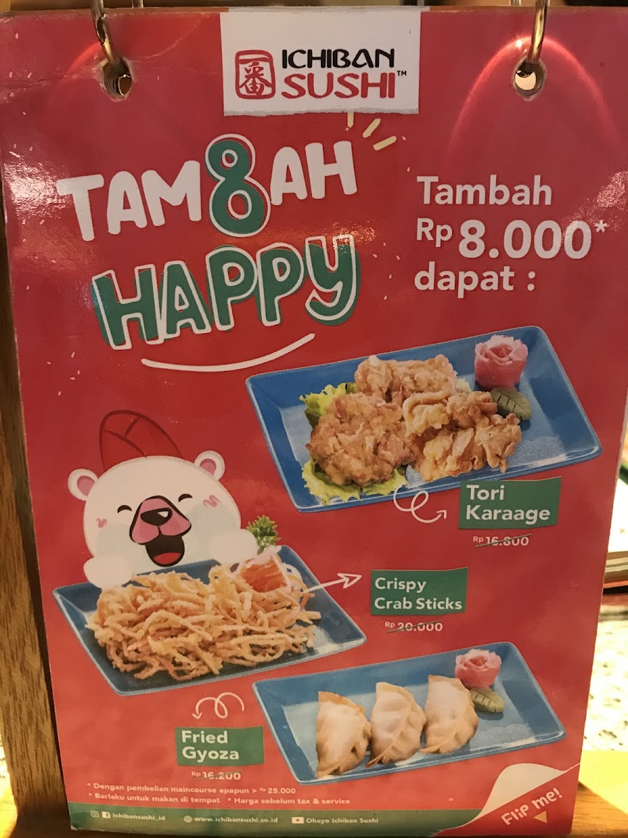 Menu Ichiban Sushi - Mall Ciputra Semarang-6