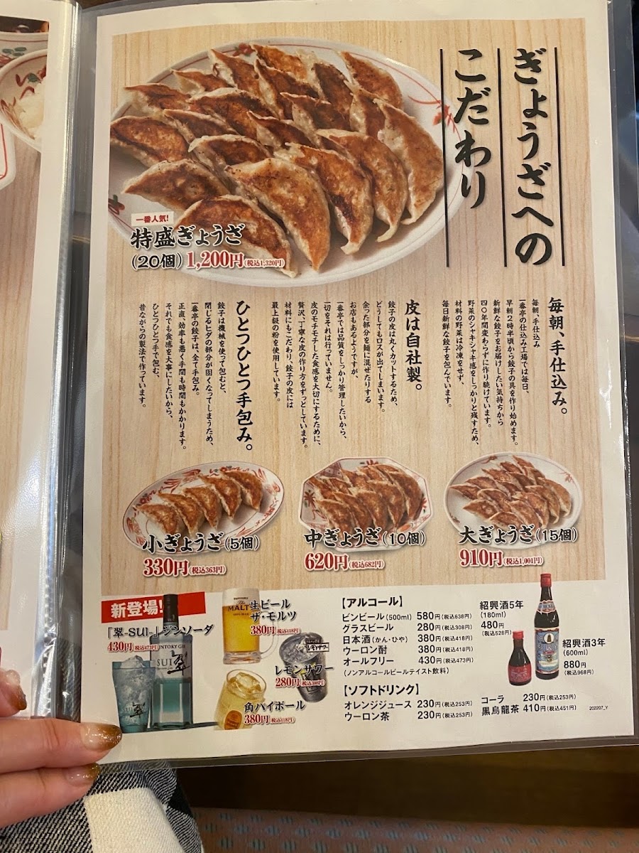 Menu Ichibantei Yugawara-2