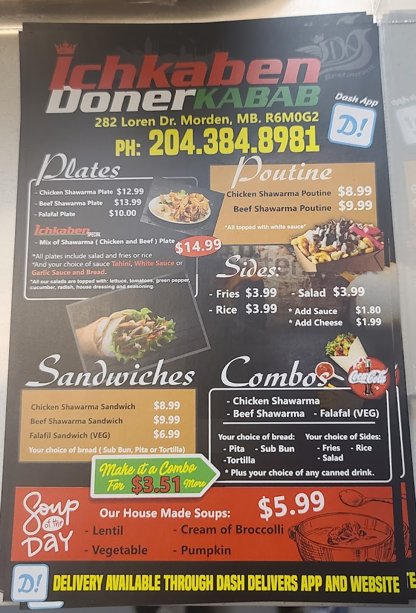 Menu Ichkaben Doner Kabab Restaurant-4