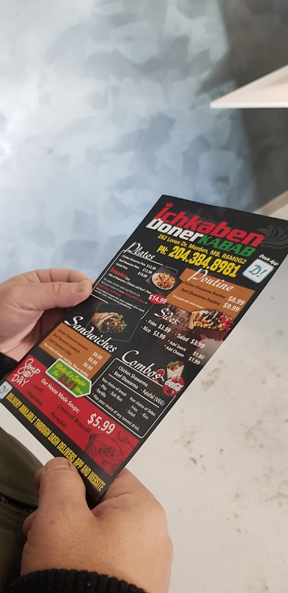 Menu Ichkaben Doner Kabab Restaurant-7