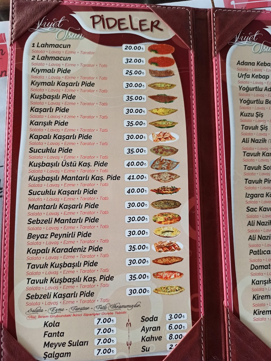 Menu Çiğdem Kebap-1
