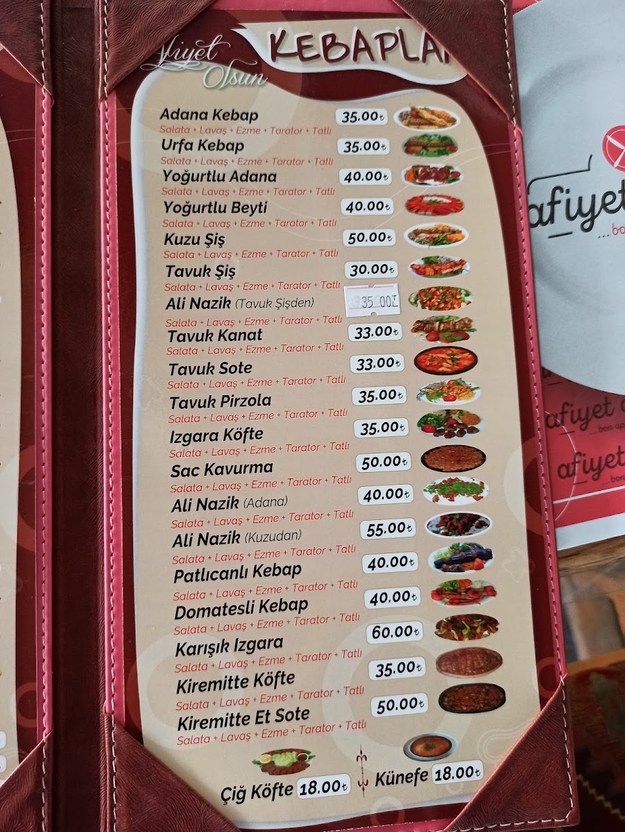 Menu Çiğdem Kebap-2