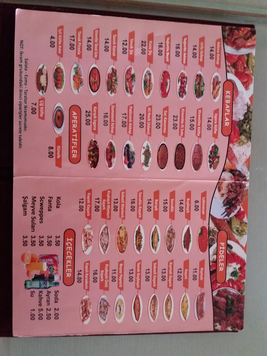 Menu Çiğdem Kebap-3
