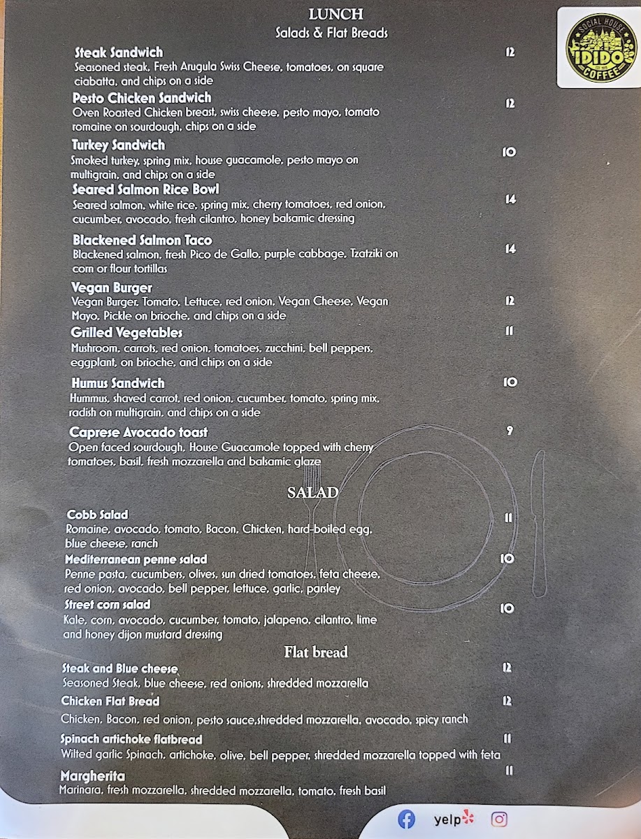 Menu Idido's Coffee And Social House-3