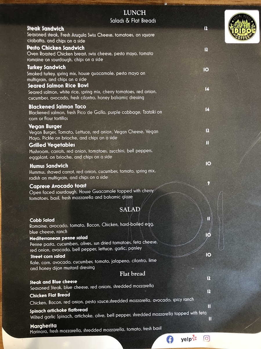 Menu Idido's Coffee And Social House-4